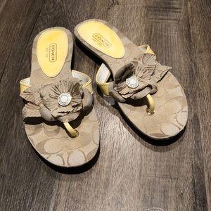Coach sandals